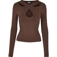 URBAN CLASSICS Longsleeve "Urban Classics Damen Ladies Crossed Cut Out Longsleeve", (1 tlg.) URBAN CLASSICS Longsleeve "Urban Classics Damen Ladies Crossed Cut Out Longsleeve", (1 tlg.) von Urban Classics