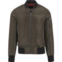 URBAN CLASSICS Allwetterjacke "Urban Classics Herren 2-Tone Bomber Jacket", (1 St.), ohne Kapuze von Urban Classics