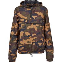 URBAN CLASSICS Outdoorjacke "Urban Classics Damen Ladies Camo Pull Over Jacket" 1 Stk. tlg. mit Kapuze URBAN CLASSICS Outdoorjacke "Urban Classics Damen Ladies Camo Pull Over Jacket" 1 Stk. tlg. mit Kapuze von Urban Classics