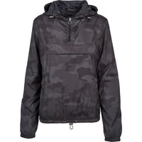 URBAN CLASSICS Outdoorjacke "Urban Classics Damen Ladies Camo Pull Over Jacket" 1 Stk. tlg. mit Kapuze von Urban Classics