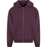 URBAN CLASSICS Outdoorjacke "Urban Classics Fluffy Zip Cardigan" 1 Stk. tlg. mit Kapuze von Urban Classics