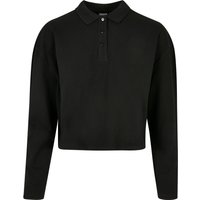 URBAN CLASSICS Poloshirt "Urban Classics Damen Ladies Short Oversized Polo Longsleeve" 1 Stk. tlg. von Urban Classics
