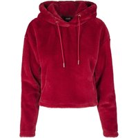 URBAN CLASSICS Rundhalspullover "Urban Classics Damen Ladies Oversize Short Teddy Hoody", (1 tlg.) von Urban Classics