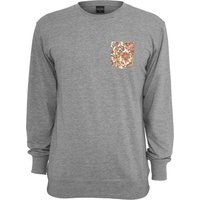URBAN CLASSICS Rundhalspullover "Urban Classics Herren Contrast Pocket Crewneck", (1 tlg.) von Urban Classics
