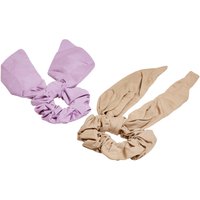 URBAN CLASSICS Schmuckset "Urban Classics Unisex Scrunchies With XXL Bow 2-Pack", (1 tlg.) von Urban Classics