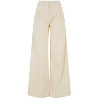 URBAN CLASSICS Stoffhose "Urban Classics Damen Ladies Organic Pleated Cotton Pants", (1 tlg.) von Urban Classics