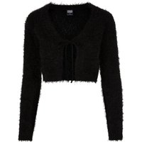 URBAN CLASSICS Strickjacke "Urban Classics Damen Ladies Tied Cropped Feather Cardigan" 1 tlg. von Urban Classics