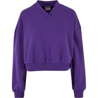 URBAN CLASSICS Sweater "Urban Classics Damen Ladies Cropped V-Neck" 1 Stk. tlg. URBAN CLASSICS Sweater "Urban Classics Damen Ladies Cropped V-Neck" 1 Stk. tlg. von Urban Classics
