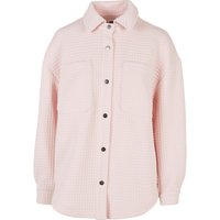 URBAN CLASSICS Sweatjacke "Urban Classics Damen Ladies Quilted Sweat Overshirt" 1 Stk. tlg. von Urban Classics