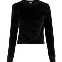 URBAN CLASSICS Sweatshirt "Urban Classics Damen Ladies Short Velvet Crew", (1 tlg.) von Urban Classics