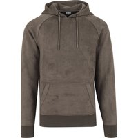 URBAN CLASSICS Sweatshirt "Urban Classics Herren Imitation Suede Hoody", (1 tlg.) von Urban Classics