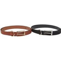 URBAN CLASSICS Synthetikgürtel "Urban Classics Slim Synthetic Velour Leather Belt 2-Pack" URBAN CLASSICS Synthetikgürtel "Urban Classics Slim Synthetic Velour Leather Belt 2-Pack" von Urban Classics