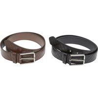 URBAN CLASSICS Synthetikgürtel "Urban Classics Woven Embossed Synthetic Leather Belt 2-Pack" URBAN CLASSICS Synthetikgürtel "Urban Classics Woven Embossed Synthetic Leather Belt 2-Pack" von Urban Classics