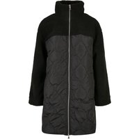 URBAN CLASSICS Winterjacke "Urban Classics Damen Ladies Oversized Sherpa Quilted Coat", (1 St.), ohne Kapuze von Urban Classics