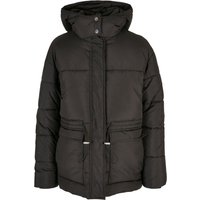 URBAN CLASSICS Winterjacke "Urban Classics Damen Ladies Waisted Puffer Jacket", (1 St.), mit Kapuze von Urban Classics