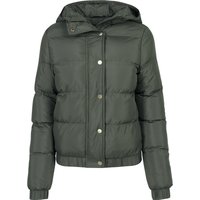 URBAN CLASSICS Winterjacke "Urban Classics Damen Ladies Hooded Puffer Jacket", (1 St.), mit Kapuze von Urban Classics