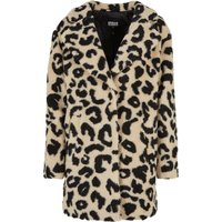 URBAN CLASSICS Winterjacke "Urban Classics Damen Ladies Oversized AOP Sherpa Coat", (1 St.), ohne Kapuze von Urban Classics