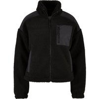 URBAN CLASSICS Winterjacke "Urban Classics Damen Ladies Sherpa Mix Jacket" 1 Stk. tlg. mit Kapuze von Urban Classics