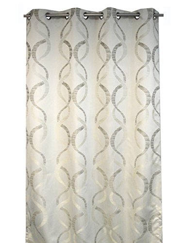 Urban Echo ca00163 – 152 Aqua Vorhang Polyester Natur 260 x 140 cm von Urban Echo