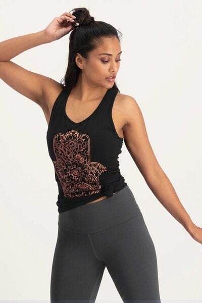 Urban Goddess Hamsa Core Yoga Tank Top von Urban Goddess