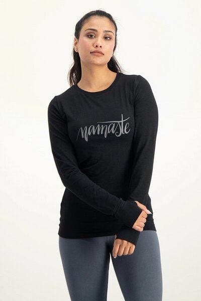 Urban Goddess Namaste Core Yoga-Longsleeve von Urban Goddess