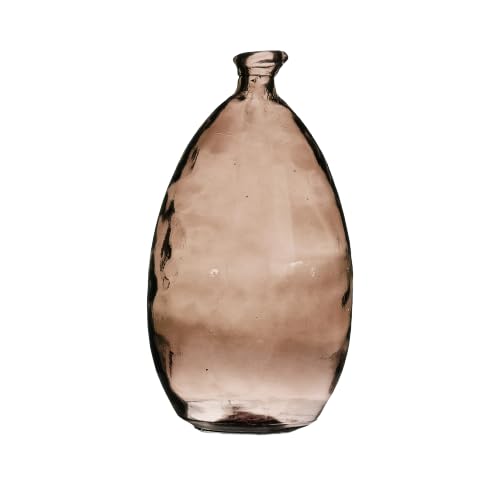 NATURAL LIVING VASE Lou 3,4L Bernstein AUS RECYCELTEM Glas D17CM X H30CM von Urban Living