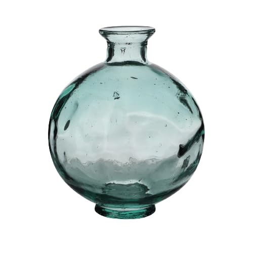 NATURAL LIVING VASE Opera 2,5L AUS RECYCELTEM Glas Durchmesser 18CM X H22CM, Diam von Urban Living