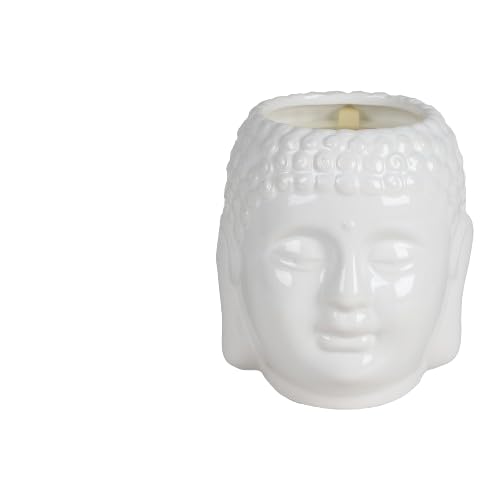 Natural Living Duftkerze "Buddha" mit Keramiktopf, 3 Düfte, Durchmesser 12 cm x Höhe 14 cm von Urban Living
