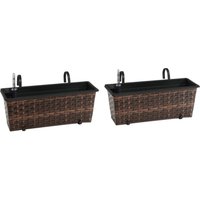 Urban Living | 2er Set Blumenkästen für Balkon Julia von Urban Living