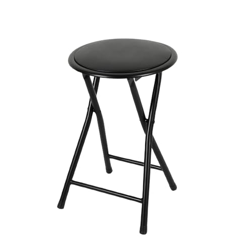 Urban Living Klapphocker Klapp-Hocker Küchenhocker Klappstuhl Sitzhocker (Schwarz) von Urban Living