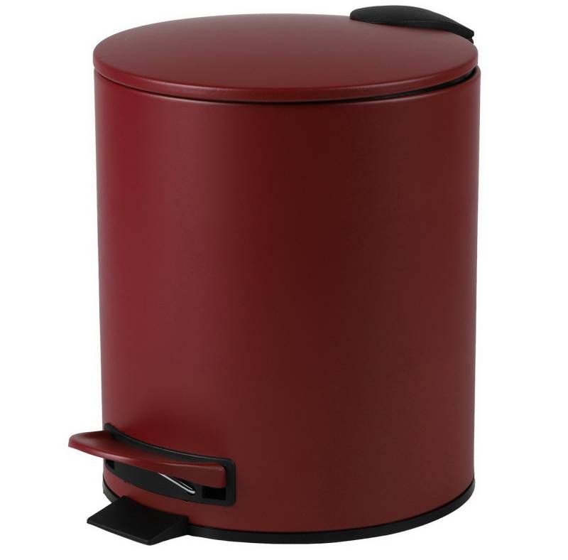 Urban Living Kosmetikeimer 5 Liter Badeimer Tret-Mülleimer Abfalleimer Tretpedeal Tretmülleimer, Absenkautomatik, Hygienische Pedalbedienung von Urban Living