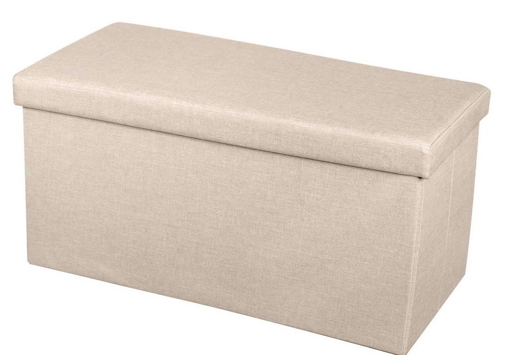 Urban Living Sitztruhe Sitzbank mit Aufbewahrungsbox TISSU Sitzhocker Sitz-Bank, abnehmbare Sitzfläche - bequemer Sitz von Urban Living