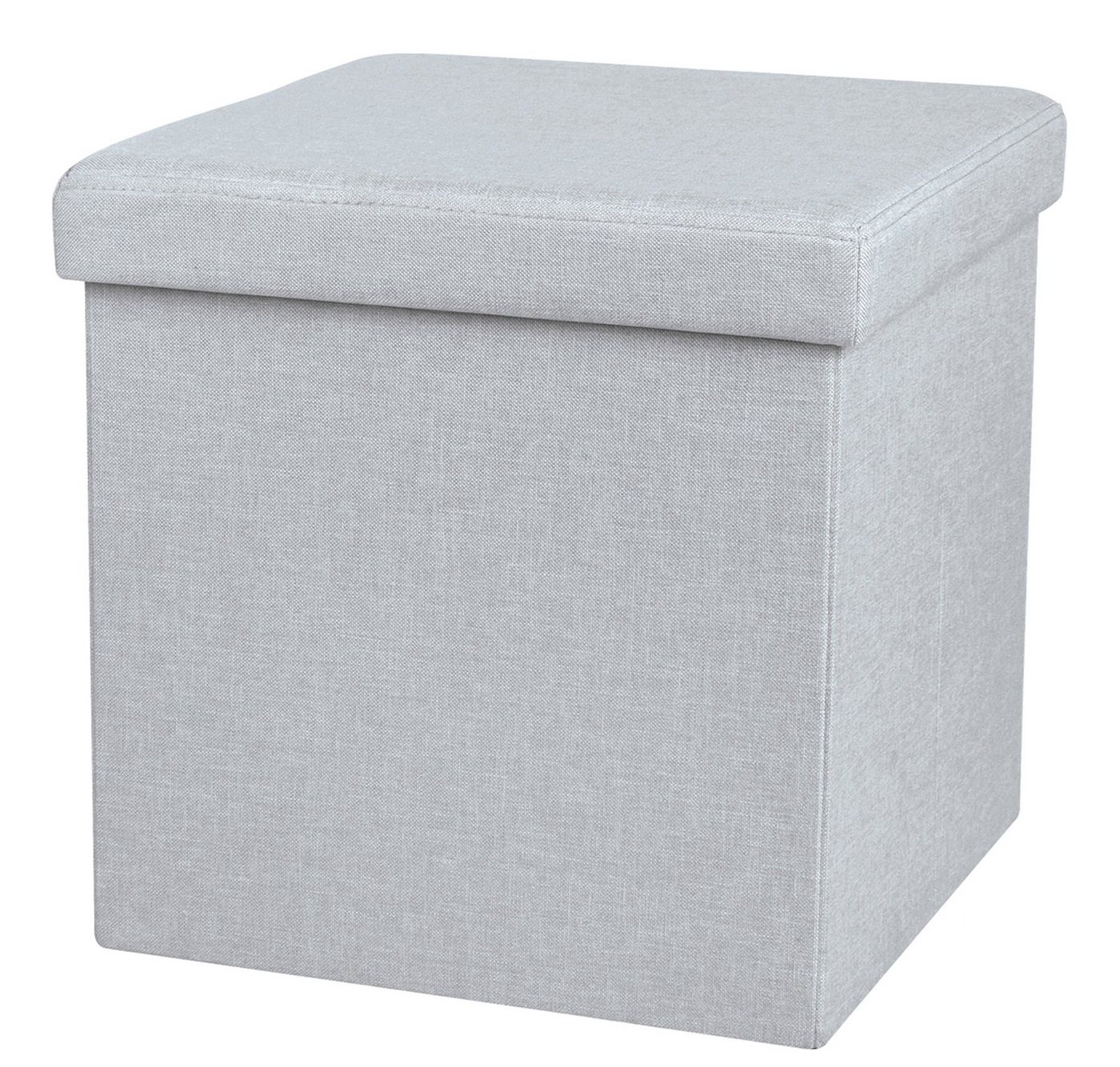 Urban Living Sitzwürfel Sitzhocker Sitzwürfel Aufbewahrungsbox Tissu, mit Stauraumfach hoher Sitzkomfort von Urban Living