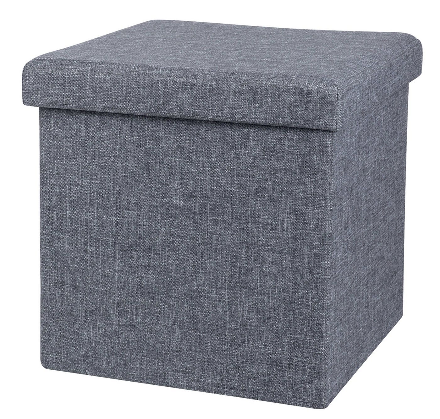 Urban Living Sitzwürfel Sitzhocker Sitzwürfel Aufbewahrungsbox Tissu, mit Stauraumfach hoher Sitzkomfort von Urban Living