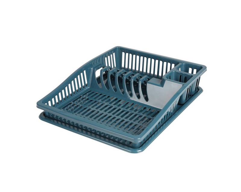 Urban Living Trockenständer Geschirrablage Ablagekorb Trockengestell Abtropfgitter, 38,5 x 31 x 8 cm Geschirrständer mit Abtropfschale von Urban Living