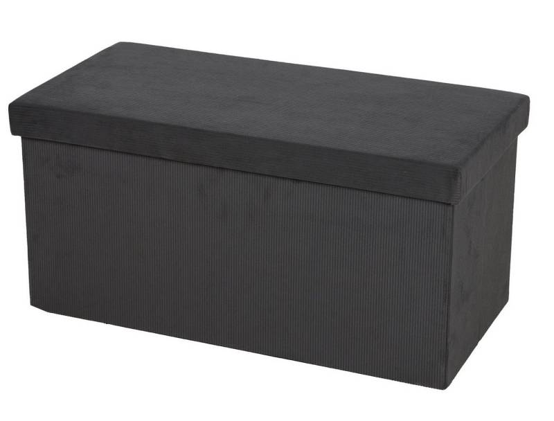 Urban Living Truhenbank SITZBANK CORD "velours côtelé" zusammenklappbar, Aufbewahrungsbox Truhe mit abnehmbarem Deckel von Urban Living