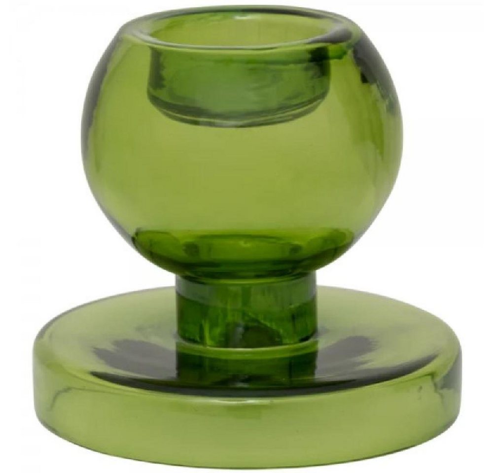 Urban Nature Culture Kerzenhalter Teelichthalter Peridot Recycled Glass Grün (11x10cm) von Urban Nature Culture