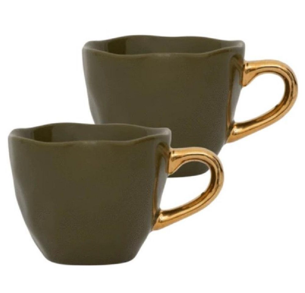 Urban Nature Culture Tasse Mini Tassen Good Morning Fir Green (2-teilig) von Urban Nature Culture