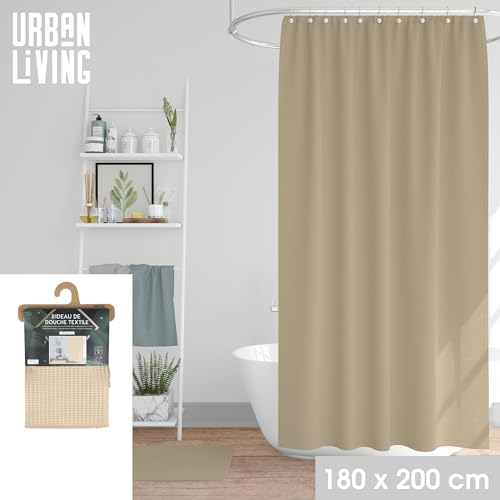 Urban living "Desert Jacquard-DUSCHMANTEL MIT 12 Ringen 180X200CM 110GM von Urban living