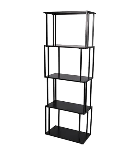 Urban living "Madison BIBLIOTHEK 5 Stufen MIT METALLSTRUKTUR SCHWARZ 60X30XH170CM von Urban Living