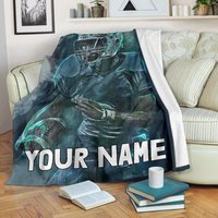 Individuell Angefertigte Fleecedecke Fussball von UrbanGiftStore