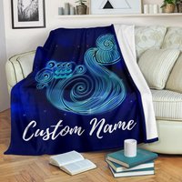 Aquarius Sternzeichen Namensdecke/Horoskop Decke Wassermann Fleece Erwachsene Kinder von UrbanGiftStore