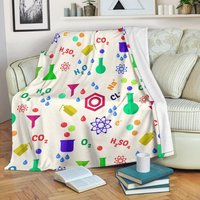 Chemie Fleece Decke Wissenschaftliche Kuscheldecke von UrbanGiftStore