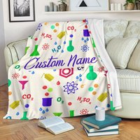 Chemie Namensdecke/Decke Fleece Kuscheldecke Erwachsene Kinderdecke von UrbanGiftStore