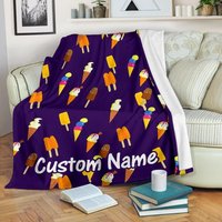 Benutzerdefinierte Name Eisdecke Wildleder-Polyester-Micro-Fleece-Überwurf von UrbanGiftStore