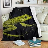 Frosch Decke/Fleece Kuscheldecke Erwachsene Kinder von UrbanGiftStore