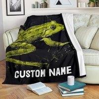 Frosch Namensdecke/Decke Fleece Kuscheldecke Erwachsene Kinder von UrbanGiftStore