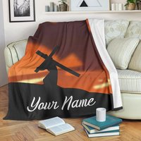 Jesus Christus Namensdecke/Decke Kreuzigung Fleece Kuscheldecke Erwachsene Kinderdecke von UrbanGiftStore