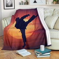 Karate Decke/Fleece Kuscheldecke Erwachsene Kinderdecke von UrbanGiftStore