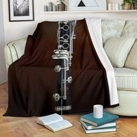 Klarinetten-Fleece-Decke Überwurf Für Holzblasinstrument von UrbanGiftStore